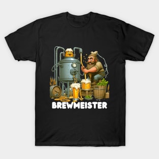 Crafting Man:  Craft beer Brewmeister Giant T-Shirt